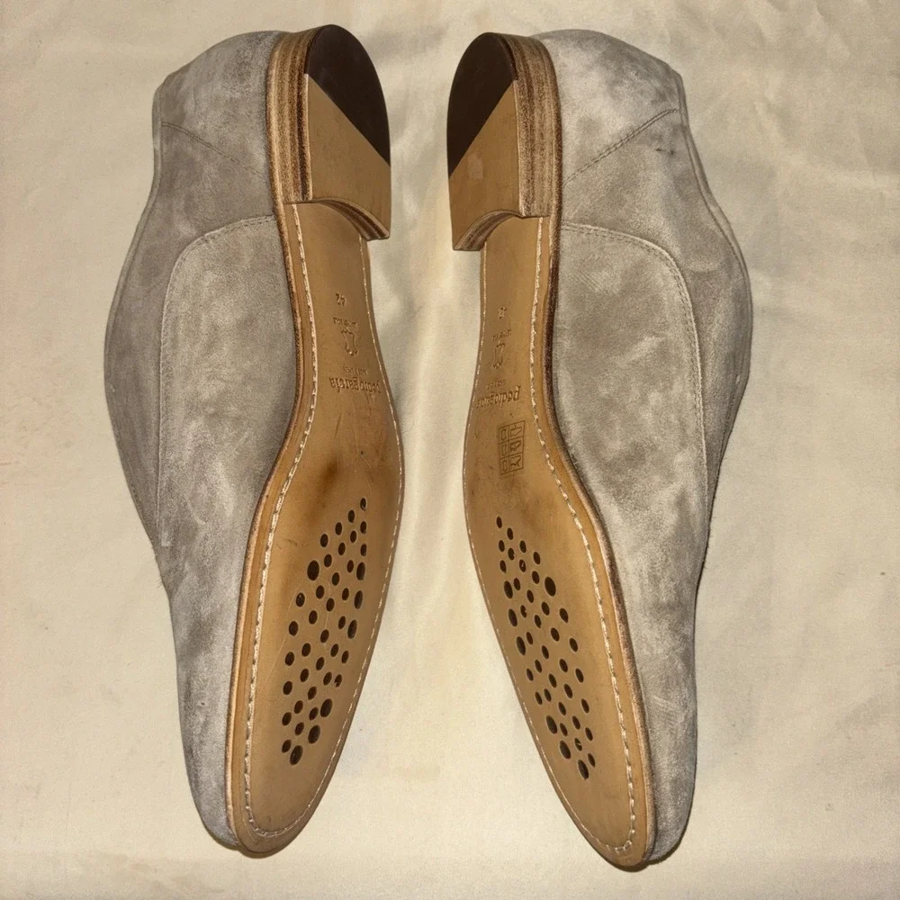 $650 Pedro Garcia Gerti 42 *read* Water-Resistant Oxford Truffle Bessie Suede